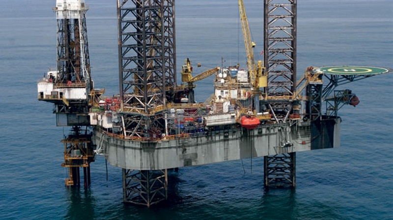 The Adriatic VI Rig at the Okoro oilfield off the Nigerian coast is seen in this image courtesy Afren plc.