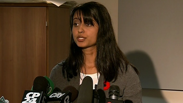 Dr. Vinita Dubey, an associate medical officer of health with Toronto Public Health, on Monday, Nov. 8, 2010.