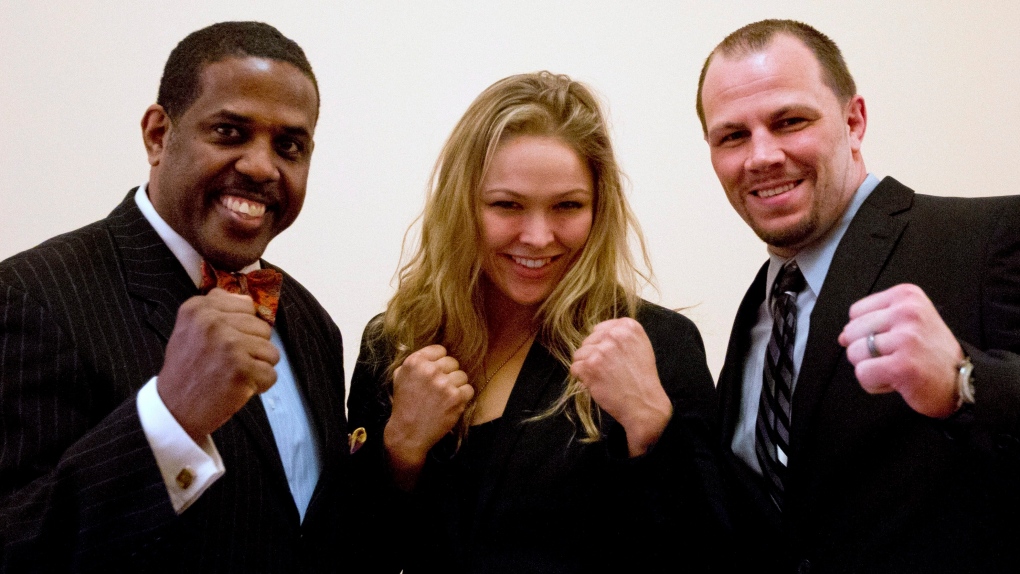 Mixed martial arts athlete Ronda Rousey