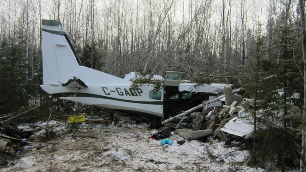 Plane crash near Snow Lake