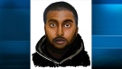 Toronto police have released this composite sketch of a suspect wanted in connection with a Nov. 5, 2010 sexual assault on a wooded path near the Loretto Abbey Catholic Secondary School.