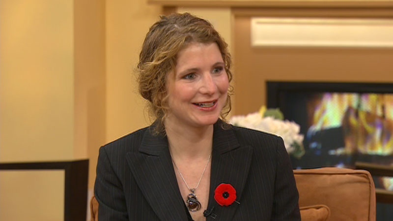 2010 Scotiabank Giller Prize winner Johanna Skibsrud appears on CTV's Canada AM on Wednesday, Nov. 10, 2010.