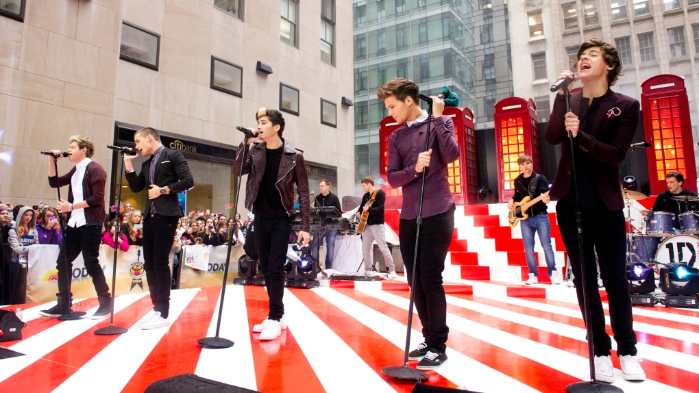 One Direction perform in New York on Nov. 13, 2012