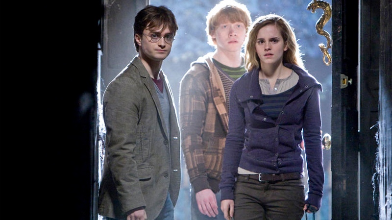 Daniel Radcliffe, Rupert Grint and Emma Watson in Warner Bros. Pictures' 'Harry Potter and the Deathly Hallows - Part 1'