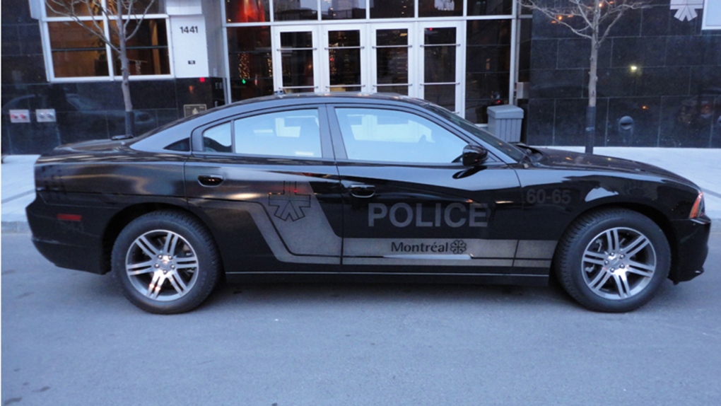 Montreal police black Dodge Charger