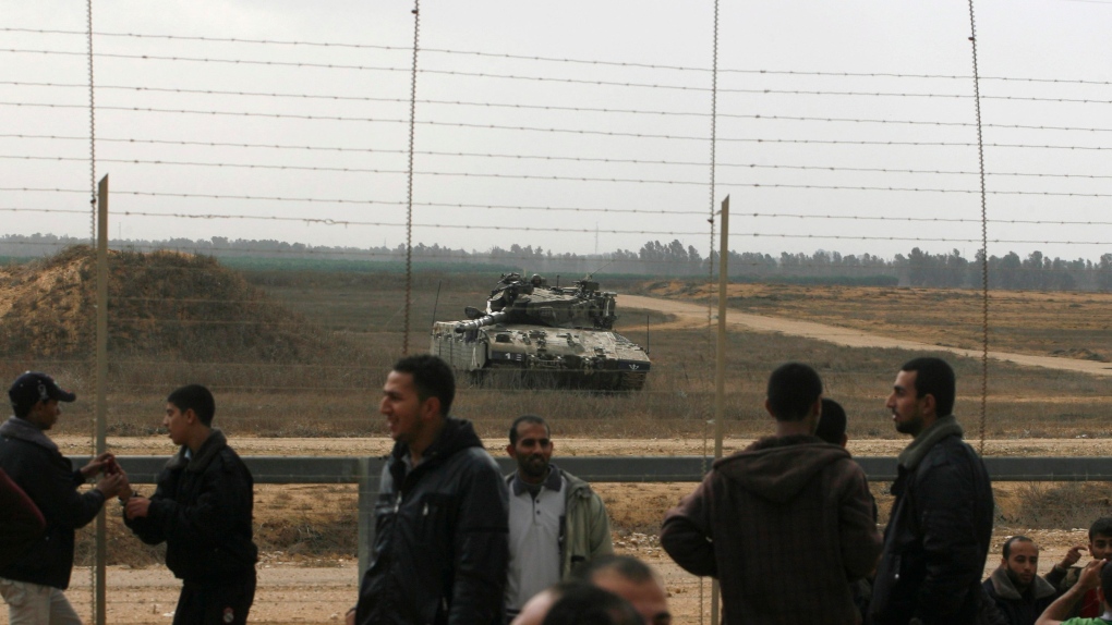Gaza border with Israel, Nov. 23, 2012.