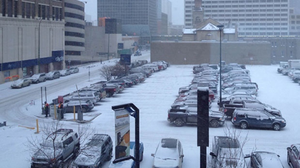 Winnipeg weather, snow