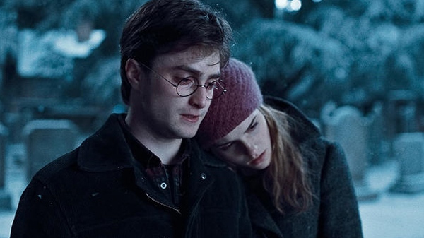 Daniel Radcliffe and Emma Watson in Warner Bros. Pictures' 'Harry Potter and the Deathly Hallows - Part 1'