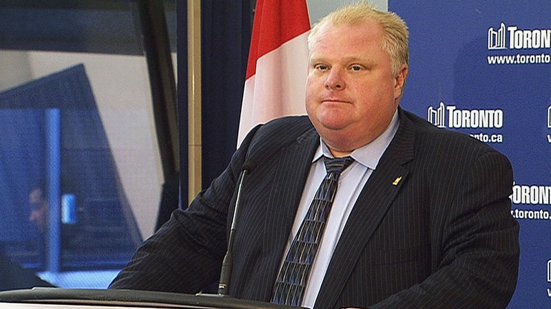 Rob Ford speaks aftering being ousted