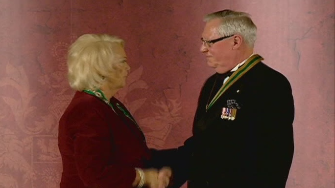 Thomas Molloy receives the Order of M