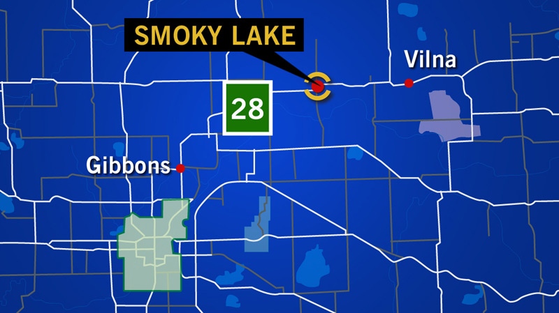 Smoky Lake map