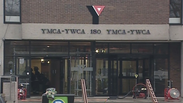 A gas leak evacuated the YMCA-YWCA on Argyle Street, Wednesday, Nov. 17, 2010.