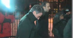 SNC-Lavalin's former CEO Pierre Duhaime was greeted by reporters after posting bail in November 2012