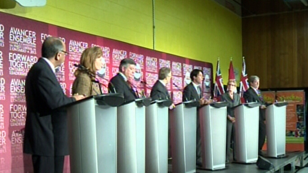 Ontario Liberal leadership candidates Dec. 1, 2012