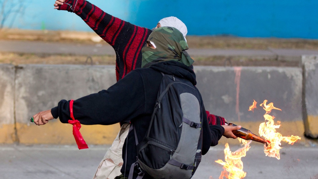 Violent protests in Mexico over Neito