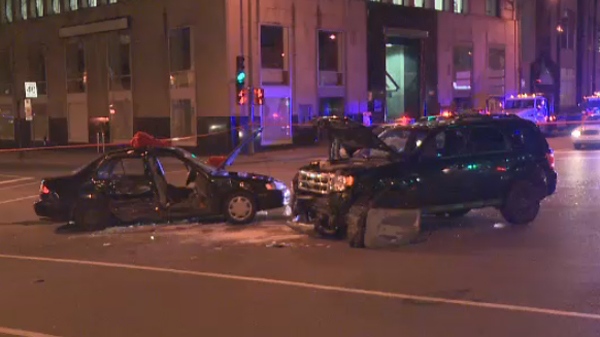 Head-on collision in Montreal