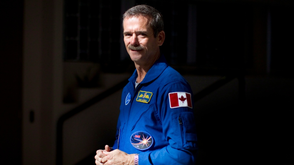 Chris Hadfield canadian in space