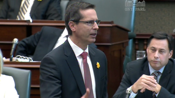 Ontario's Premier Dalton McGuinty in question period at Queen's Park on Wednesday, Nov. 24, 2010.