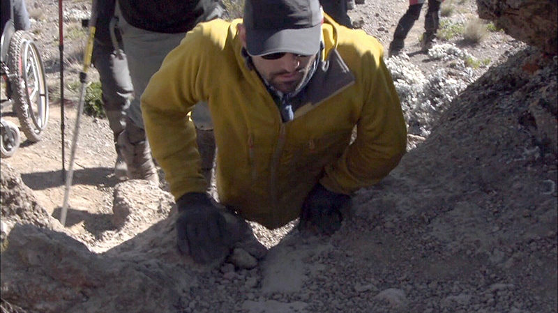 Spencer West climbs Mt. Kilimanjaro
