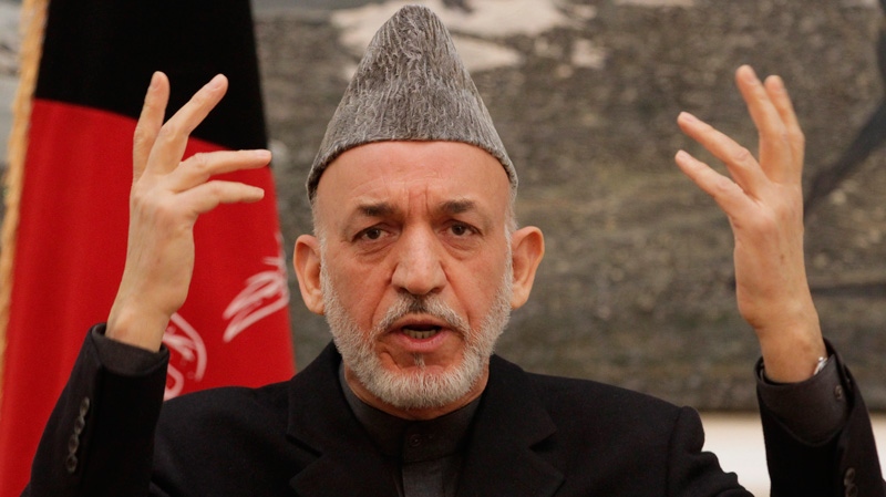 Hamid Karzai in Kabul on Dec. 8, 2012.