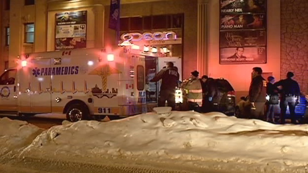 An 18-year-old was taken to hospital Sunday after being stabbed during a concert at a Saskatoon nightclub