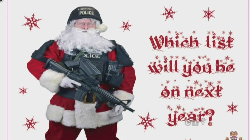CTV BC: Police mail Christmas cards to criminals