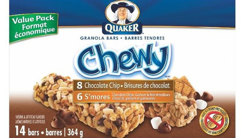 This image of the recalled granola bars was posted to the Canadian Food Inspection Agency website.