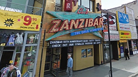 An undated Google Street View image of Club Zanzibar.