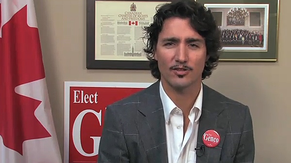 Liberal MP Justin Trudeau speaking in a video released to YouTube on Thursday, Nov. 25, 2010.