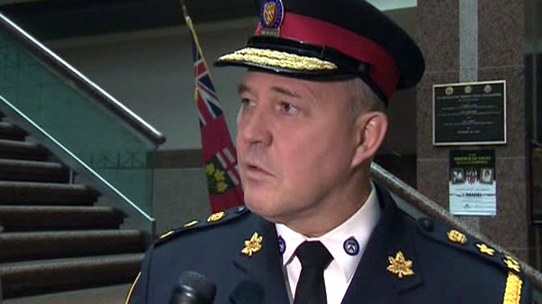 Toronto Police Chief Bill Blair speaks about gun violence on Friday, Nov. 26, 2010.