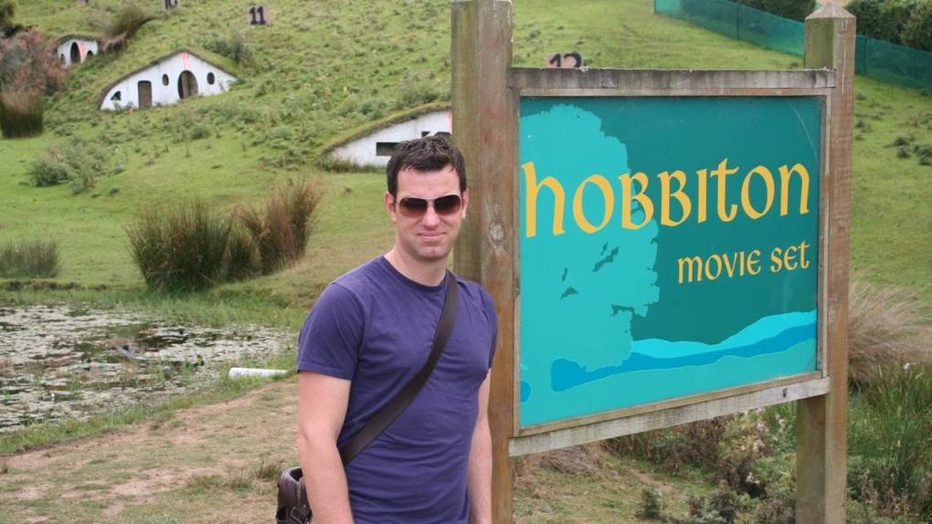 Hobbiton in the Lord of The Rings