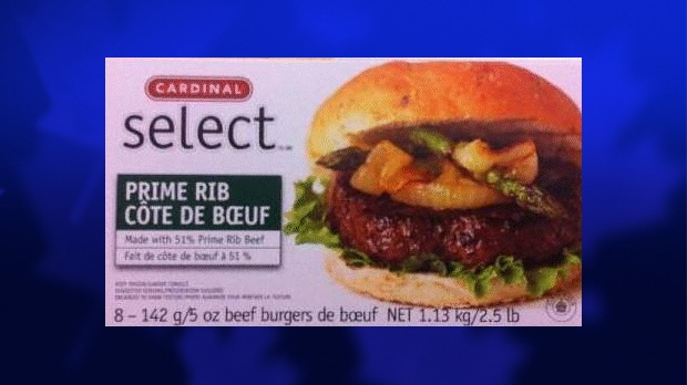 Cardinal Select Prime Rib Beef Burgers