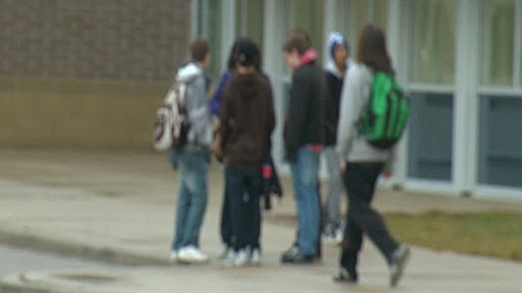 High school students in Ajax, Ont.