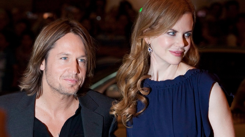 Nicole Kidman and Keith Urban arrive on the red carpet for the screening of 'Rabbit Hole' during the 2010 Toronto International Film Festival in Toronto Monday, Sept. 13, 2010. (Darren Calabrese / THE CANADIAN PRESS)  