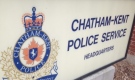 Chatham-Kent police headquarters sign in Chatham, Ont., Dec. 17, 2012. (Chris Campbell / CTV Windsor