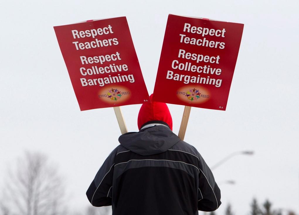Teachers strike