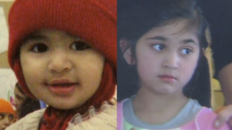 Three-year-old Priya Saroya and her older sister Sajel, 5, were both killed in a house fire in Surrey on Nov. 30, 2010. (CTV)