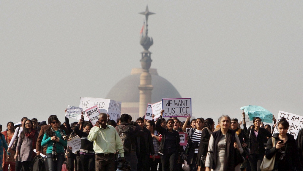 New Delhi India gang rape protest