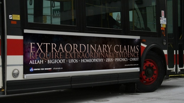 The Centre for Inquiry Canada 'Extraordinary Claims' ad campaign.