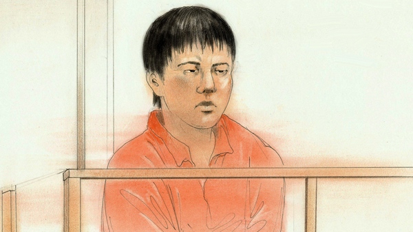Zhou Fang is seen in this artist's rendition during court proceedings in Toronto, Friday, Dec. 3, 2010. (John Mantha for CTV News)   