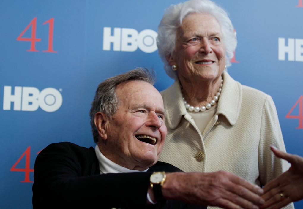 Ex U.S. president Bush recovering in hospital