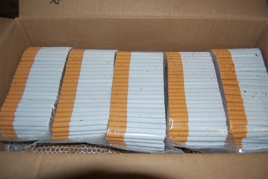 Contraband cigarettes seized