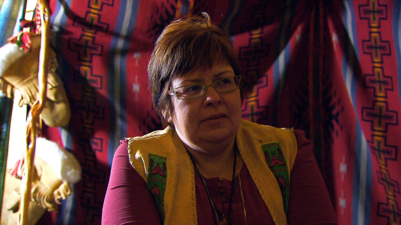 Attawapiskat Chief Theresa Spence speaks with CTV News during the third week of her hunger strike, Thursday, Dec. 27, 2012.