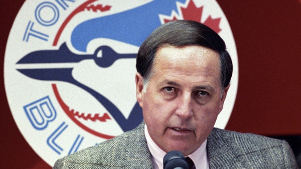 A file photo of former Blue Jays General Manager Pat Gillick from Nov. 26, 1989. (Hans Deryk / CANADIAN PRESS IMAGES)