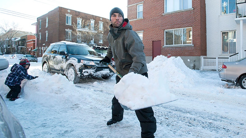 Staying safe while shovelling snow 