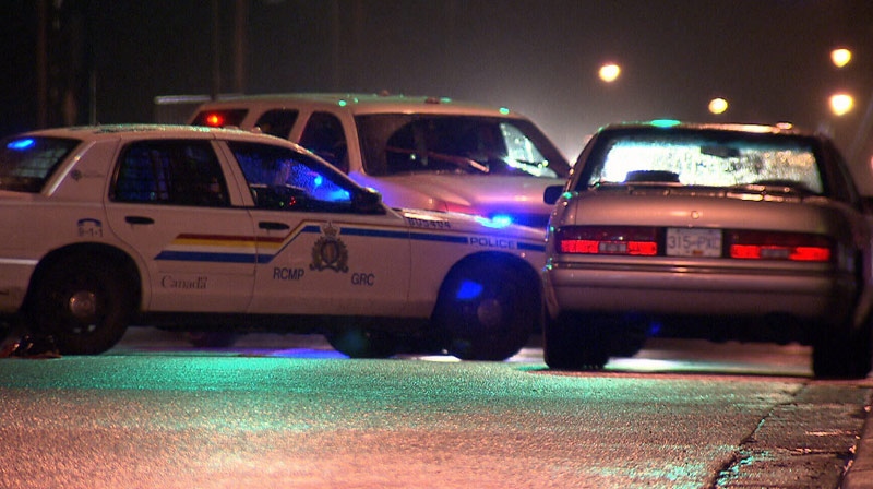 A pedestrian was struck and killed while crossing the road in Burnaby on Friday evening. December 29, 2012. (CTV)
