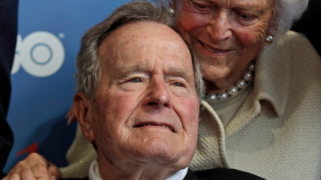 George H.W. Bush in intensive care