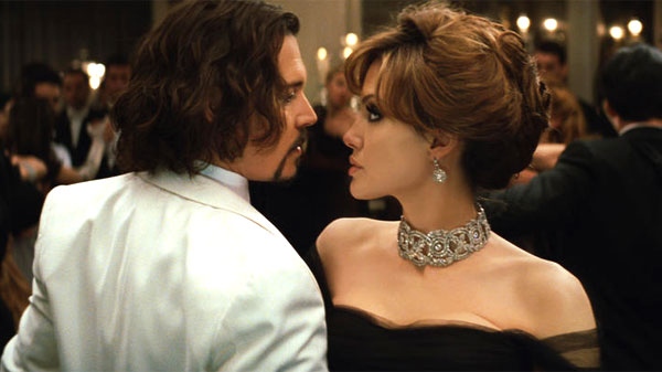 Angelina Jolie and Johnny Depp in Columbia Pictures' 'The Tourist.'