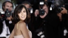 Actress Salma Hayek poses after the awards ceremony at the 63rd international film festival, in Cannes, southern France, Sunday, May 23, 2010. (AP Photo/Matt Sayles)