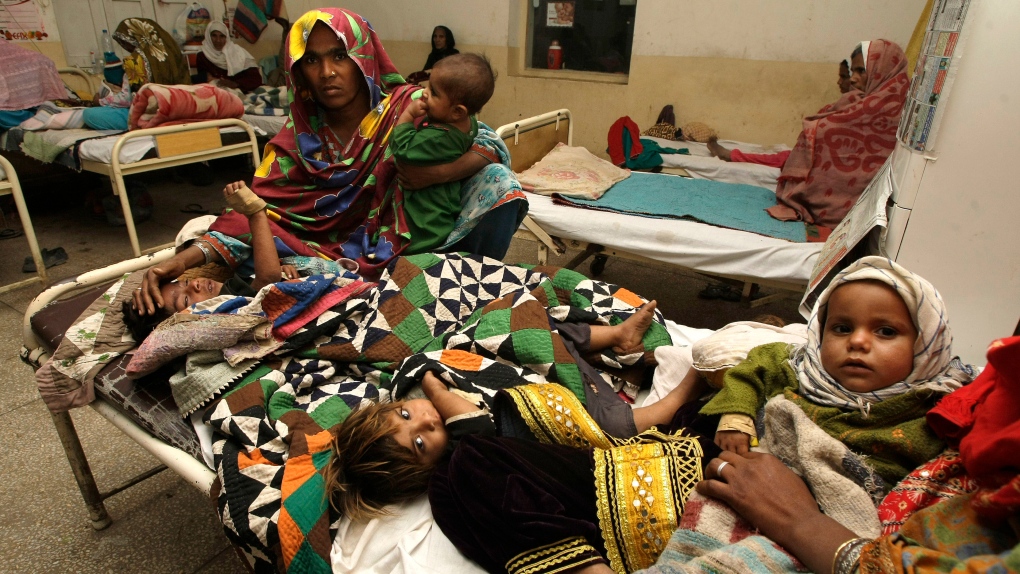 Pakistan child measles